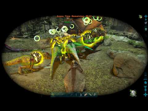 ARK  Survival Evolved Ragnarok Arena Gamma Fight Official Server Isolated