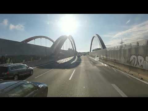 Mercedes Actros 1853 - Fahrt Waldshut Richtung Augsburg - Teilstück A8 Adelsried bis Augsburg Ost
