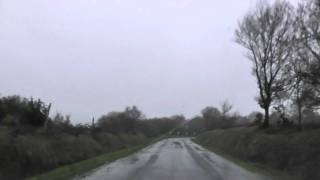 preview picture of video 'Driving On The D20 Between Saint-Nicodème & Locarn, Côtes-d'Armor, Brittany 30th December 2011'
