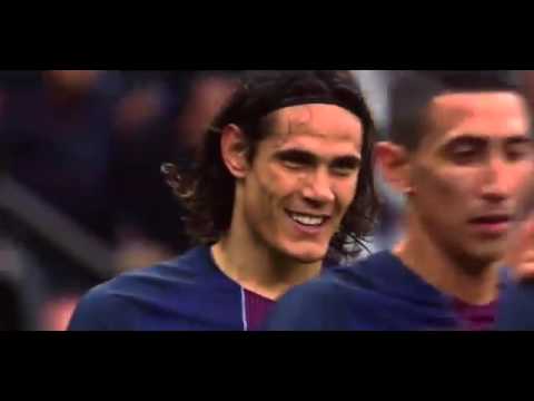 Edinson Cavani Amazing Backheel Goal VS Bordeaux