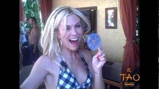 Tinsley Mortimer at TAO Beach in Las Vegas