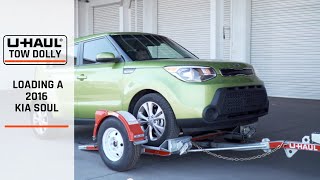 Loading a 2016 Kia Soul On a U-Haul Tow Dolly