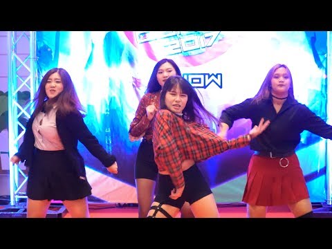170527 24 cover BLACKPINK - BOOMBAYAH + PLAYING WITH FIRE @ J&K Street Cover Dance 2017 (Au)