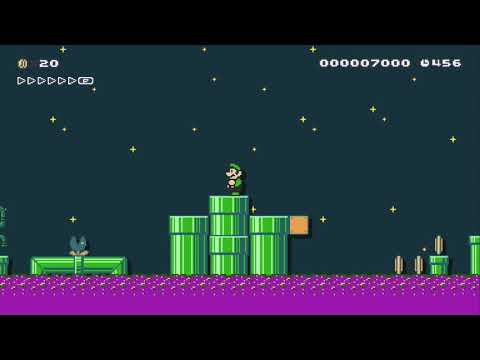 Polluted Pipeworks by Robot99 - Super Mario Maker 2 - No Commentary 1bv