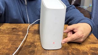 How to repair troubleshoot a red blinking ￼ light BGW320 ￼fiber Internet connected no Internet ￼