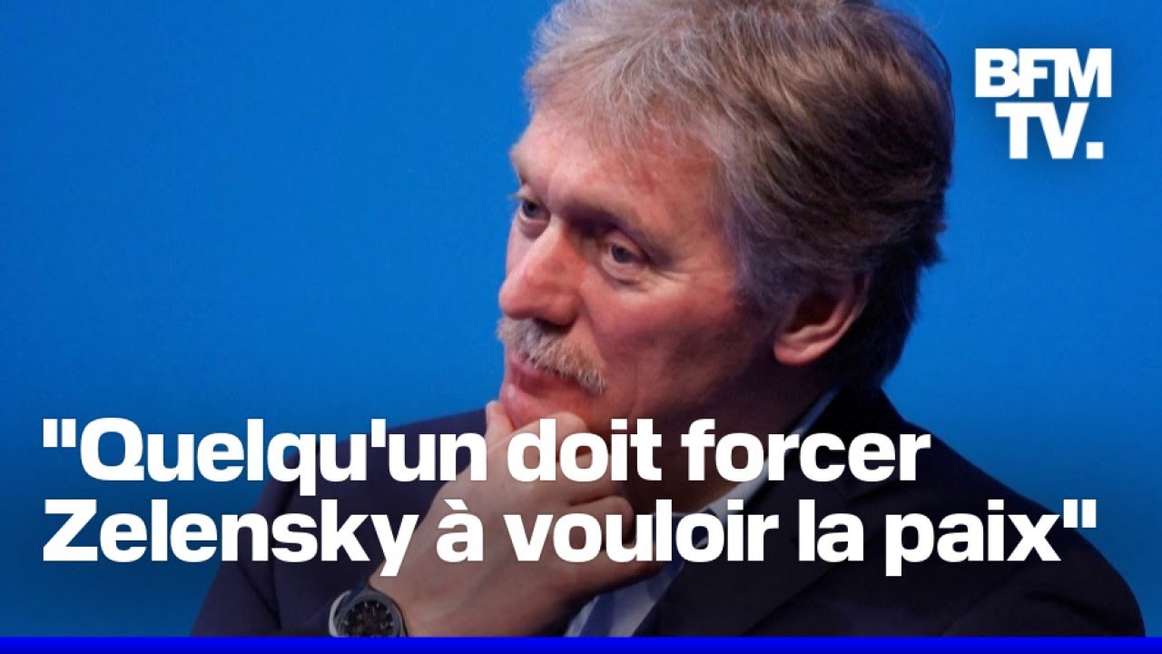 Le Kremlin accuse l'Ukraine de "vouloir que la guerre continue"