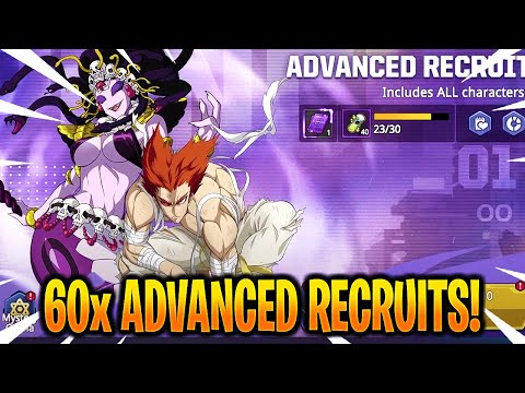 60x Advanced Recruit Summons! - One-Punch Man:Road to Hero 2.0