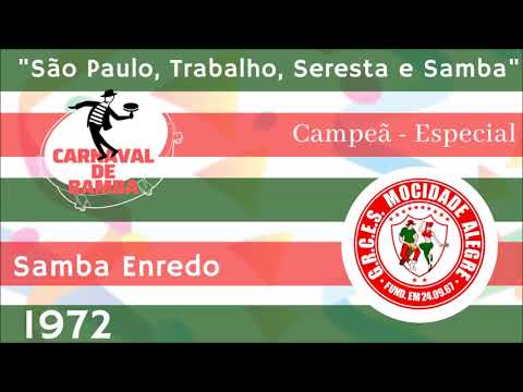 MOCIDADE ALEGRE 1972 - SAMBAS ENREDO
