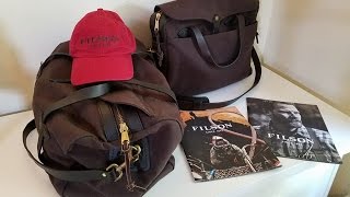 FILSON Original Briefcase and Small Duffel Bag Review