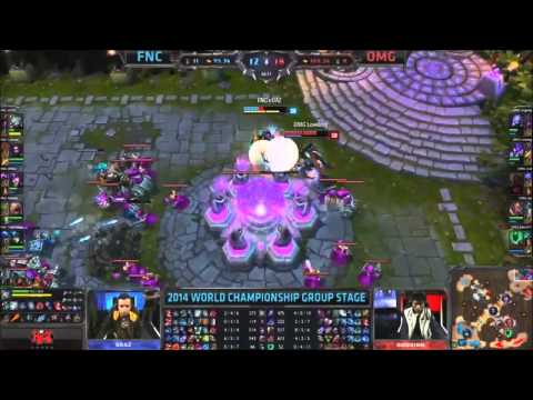 Extremely close ending! FNC vs OMG - 2014 World Championship (Group C) Highlight
