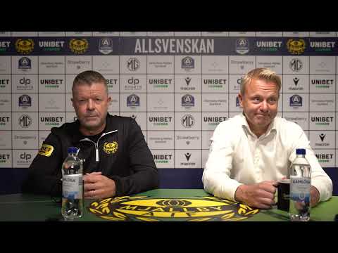 Presskonferens Mjällby AIF - Östers IF 20250920