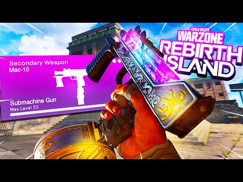 the FASTEST MAC-10 to USE on REBIRTH ISLAND! (Cold War Warzone)