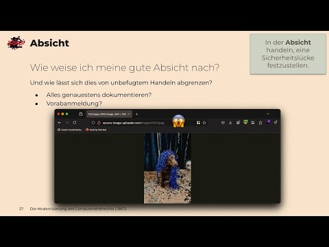 Video Thumbnail: 38C3 - Was lange währt, wird endlich gut? Die Modernisierung des Computerstrafrechts