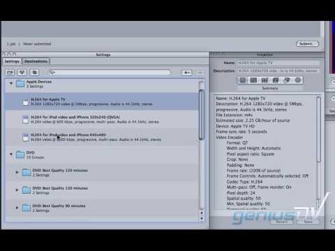 Creating Droplets in Apple Compressor