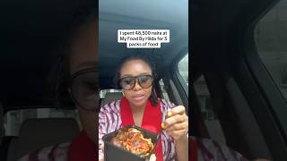 I spent 48,500 naira at My Food By Hilda Baci’s restaurant #youtubeshorts #foodreview #mukbang