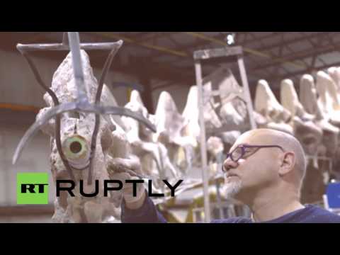 USA: World's biggest dinosaur skeleton unveiled in New York