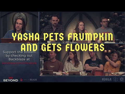 Yasha Pets Frumpkin and Collects Flowers