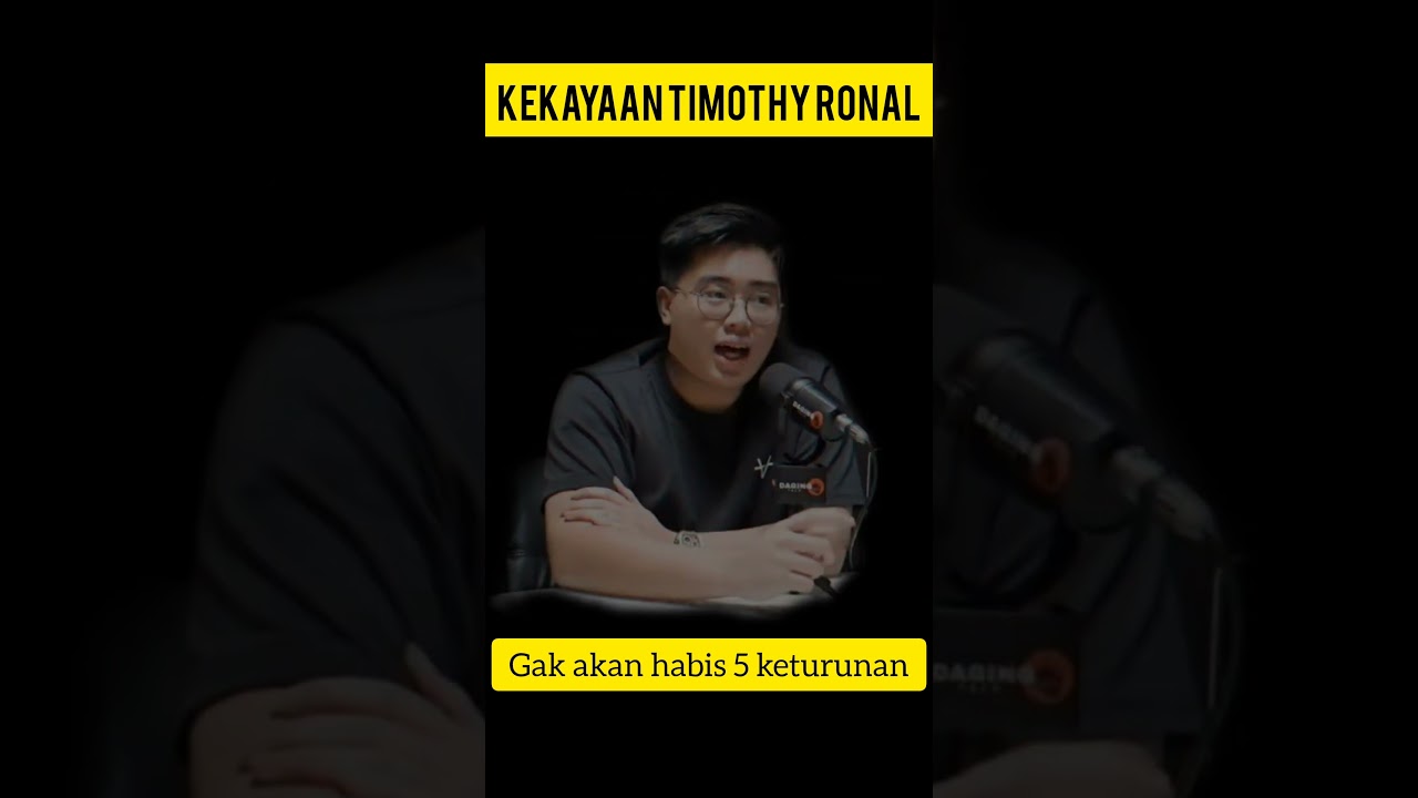 kekayaan Timothy Ronald gak habis 5 keturunan 😲 #shortvideo #timothyronald  #motivation #fyp #viral