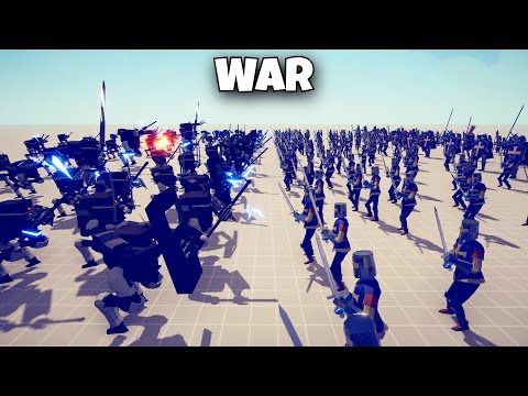 ROBOT vs EVERY UNIT - WAR - Totally Accurate Battle Simulator TABS