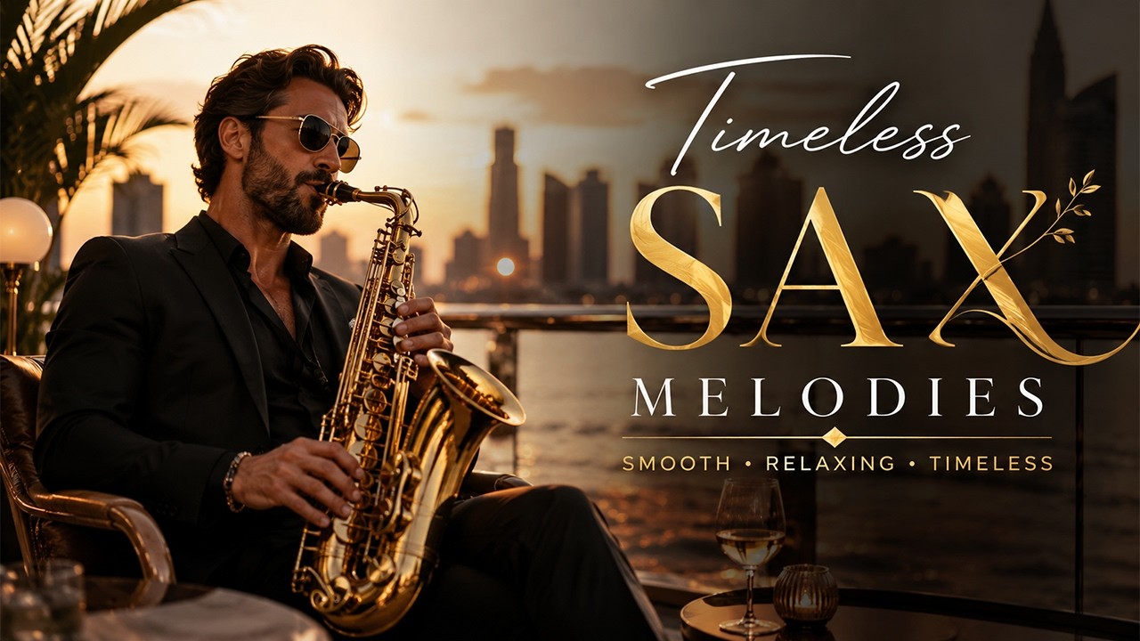 Dreamy Saxophone Melodies 🌙 Smooth Instrumental Music to Calm Your Mind