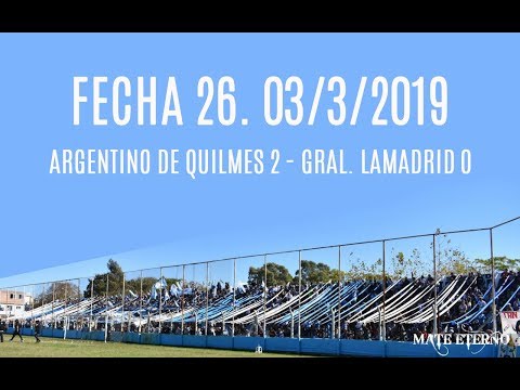 CAPITULO 34: Argentino de Quilmes 2 - General Lamadrid 0