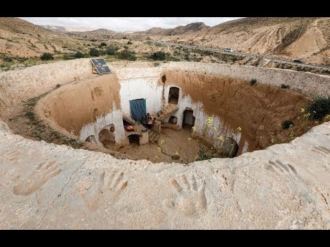 Underground houses in Tunisia