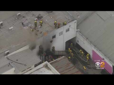 Man found dead in Hollywood recording studio fire