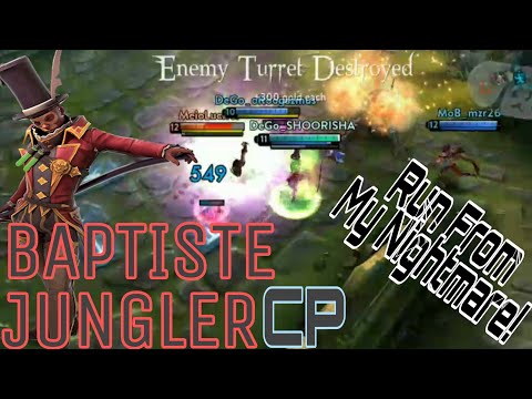 Vainglory - Ep 17: RUN FROM MY NIGHTMARE! |RANK| BAPTISTE CP Jungle Gameplay [Update 2.8]