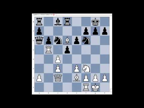 Nimzo Indian Defense: Capablanca vs Mattison - Karlsbad 1929
