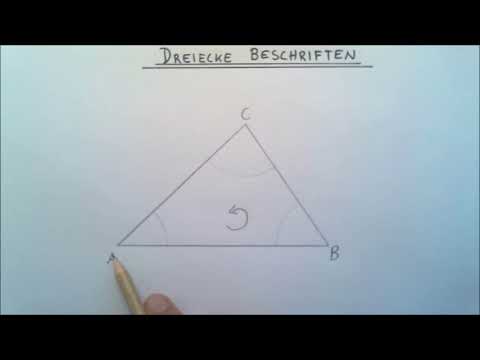Dreiecke richtig beschriften | Mathe Geometrie_Dreiecke 1.0: einfach erklärt