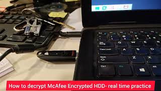 McAfee Decryption - How to access McAfee Encrypted Hard Disk- For more check Discription.
