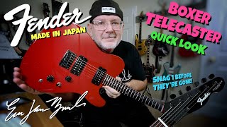 Video thumbnail for Fender MIJ Boxer Telecaster Quick Look by Eric Jason Brock
