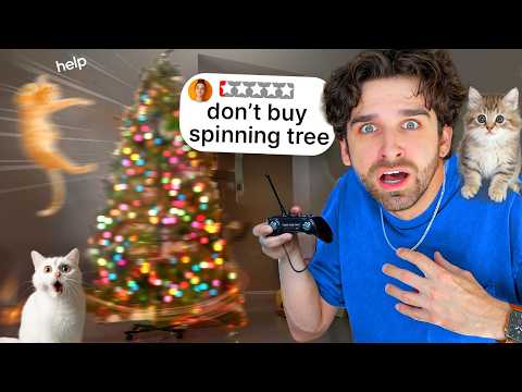 I Tested WEIRD BANNED Christmas Cat Gadgets on My Kittens