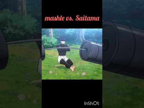 mashle vs saitama ( one punch man vs mashle ) #trending #anime  #mashle #saitama #vs #onepunchman