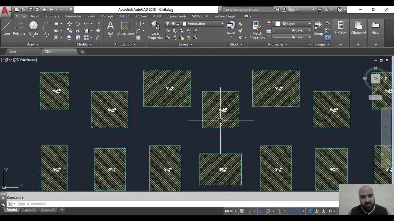 Automatic spot Elevation, Tag and dimensions for concrete footings in one click