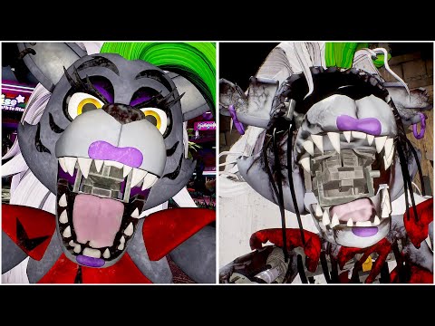 What happens if Gregory attacks Roxy vs Blind Roxy - FNAF Security Breach