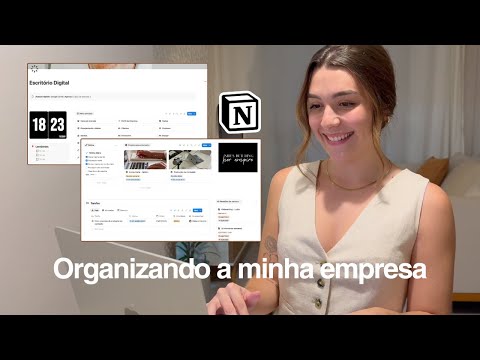 Como eu organizo a minha empresa no Notion | meu sistema de produtividade