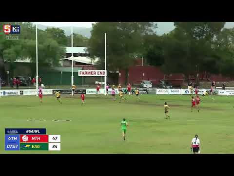 Rd 12 Hostplus SANFL Snapshot - North's Sam McInereny snaps tight on boundary