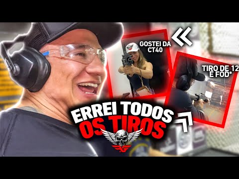 FABIO GIGA SENTA O DEDO NO STAND DE TIRO *julia gostou de atirar*