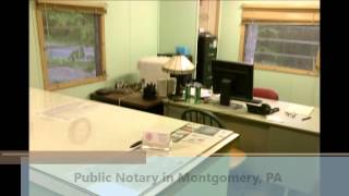 preview picture of video 'Public Notary Montgomery PA Sharon's Notary'