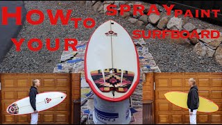 How To Spray Paint Your Surfboard (Less Than $20)
