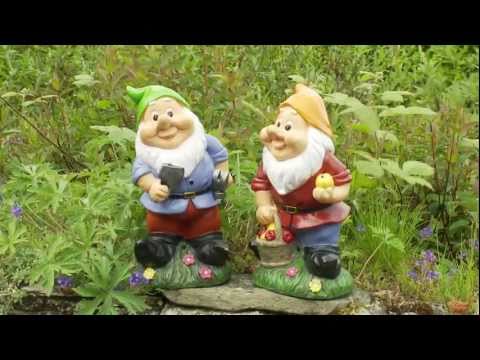 Funny Garden Ornament - Whistling Gnomes