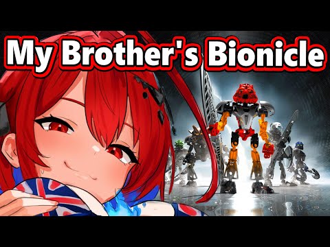 Elizabeth Played with her Brother's Bionicle...
