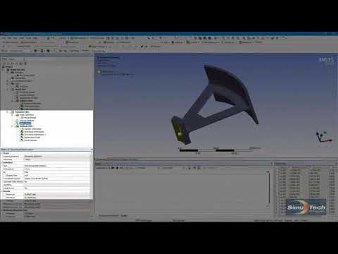 Base Excitation by Enforced Motion in a Transient Structural Modal Superposition Analysis
