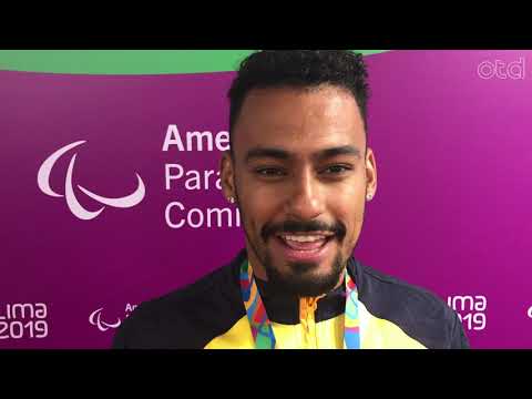 Daniel Tavares supera "medo" e conquista o ouro nos 100m da classe t36 do Parapan de Lima