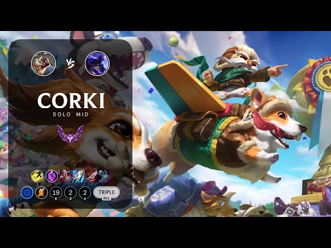 Corki Mid vs Ryze - EUW Master Patch 12.22