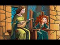 Happy Colour Colour By Number Disney Brave Merida Is Not A Typical Princess Music Bores Her