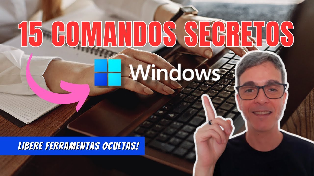 15 COMANDOS SECRETOS para LIBERAR FERRAMENTAS Ocultas do WINDOWS!👀
