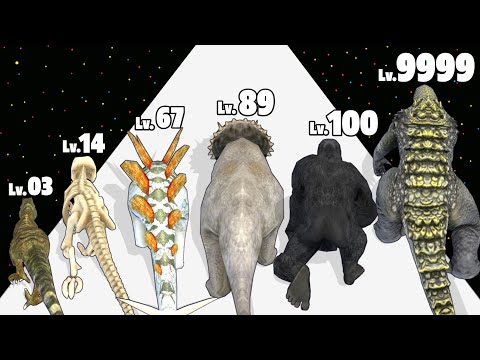 Dino Evolution Run 3D - Level Up Dinosaurs Max Level Gameplay (New Update)