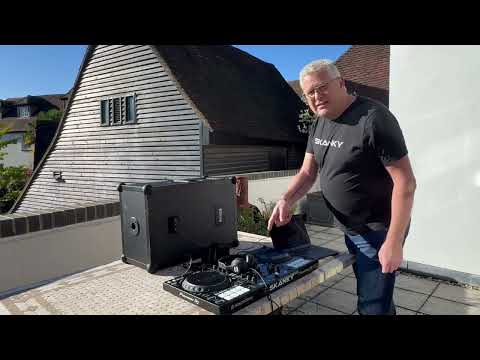 SKAA wireless audio link to a Soundboks latency test